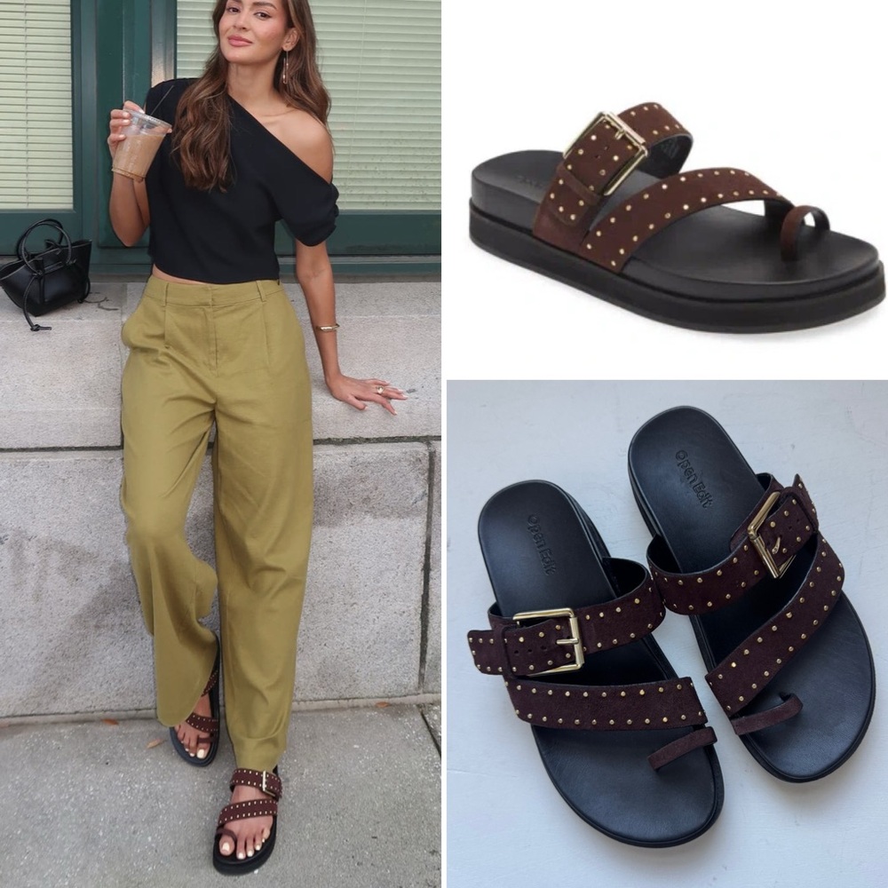 Open Edit Florence Toe Loop Sandals